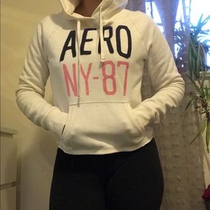aero cropped hoodie